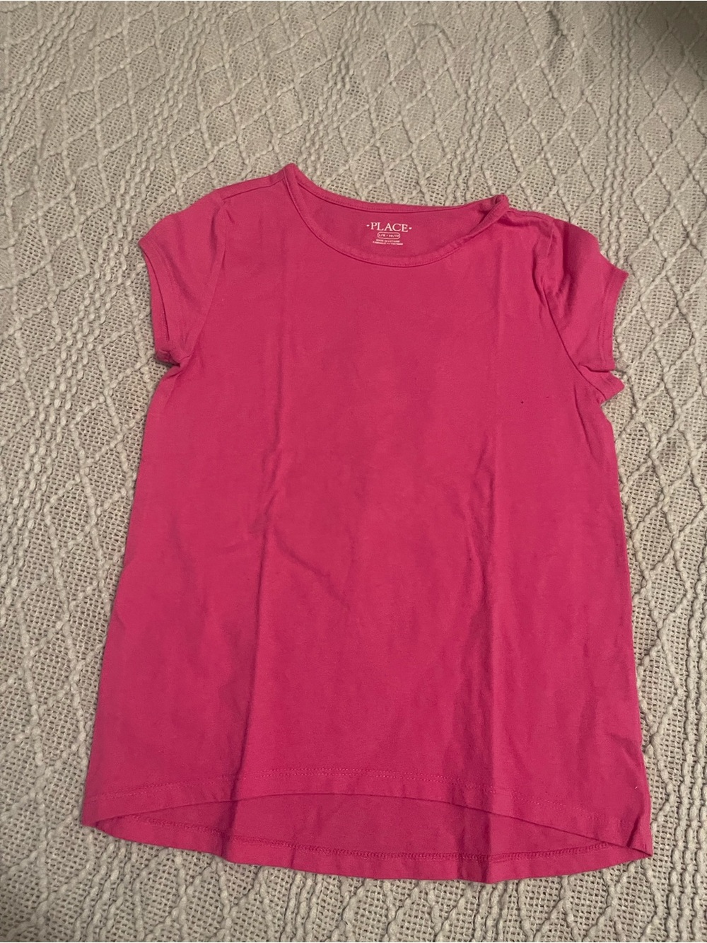 The Children's Place Bright Pink Short Sleeve Crew Tee